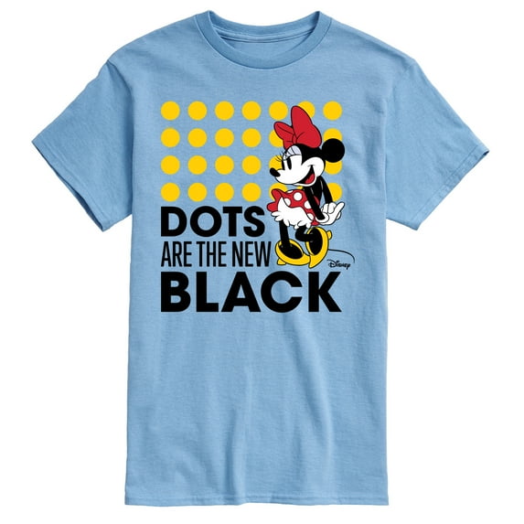 Disney - Mickey & Friends - Minnie Mouse - Dots Are the New Black - Men's Short Sleeve Graphic T-Shirt