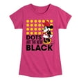 thumbnail image 1 of Disney - Mickey & Friends - Minnie Mouse - Dots Are the New Black - Toddler And Youth Girls Short Sleeve Graphic T-Shirt, 1 of 5
