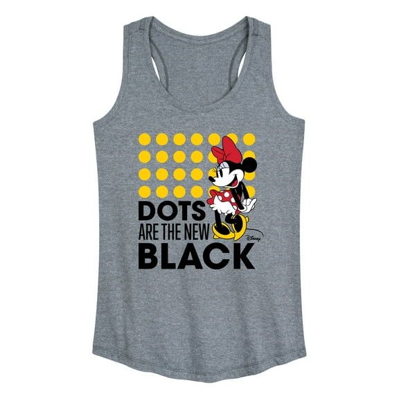 Disney - Mickey & Friends - Minnie Mouse - Dots Are the New Black - Women's Racerback Tank Top