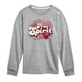 thumbnail image 1 of Disney - Mickey & Friends - Minnie Mouse - Flowery Free Spirit - Toddler And Youth Long Sleeve Graphic T-Shirt, 1 of 5