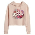thumbnail image 1 of Disney - Mickey & Friends - Minnie Mouse - Free Spirit - Flowers Blooming - Juniors Cropped Pullover Hoodie, 1 of 5