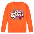 thumbnail image 1 of Disney - Mickey & Friends - Minnie Mouse - Free Spirit - Flowers Blooming - Men's Crew Neck Fleece Pullover, 1 of 6