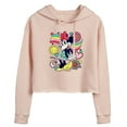 thumbnail image 1 of Disney - Mickey & Friends - Minnie Mouse - Happiness - Juniors Cropped Pullover Hoodie, 1 of 5