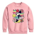 thumbnail image 1 of Disney - Mickey & Friends - Minnie Mouse - Happiness - Toddler And Youth Crewneck Fleece Sweatshirt, 1 of 4