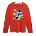 thumbnail image 1 of Disney - Mickey & Friends - Minnie Mouse - Happiness - Toddler And Youth Long Sleeve Graphic T-Shirt, 1 of 5