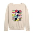 thumbnail image 1 of Disney - Mickey & Friends - Minnie Mouse - Happiness - Women's Lightweight French Terry Long Sleeve Shirt, 1 of 5