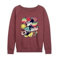 thumbnail image 1 of Disney - Mickey & Friends - Minnie Mouse - Happiness - Women's Lightweight French Terry Long Sleeve Shirt, 1 of 5