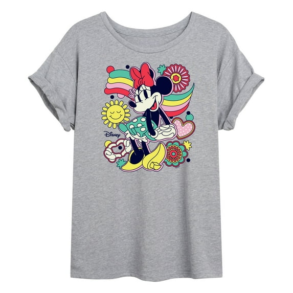 Disney - Mickey & Friends - Minnie Mouse - Happiness - Women's Oversized T-Shirt