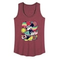 thumbnail image 1 of Disney - Mickey & Friends - Minnie Mouse - Happiness - Women's Racerback Tank Top, 1 of 5