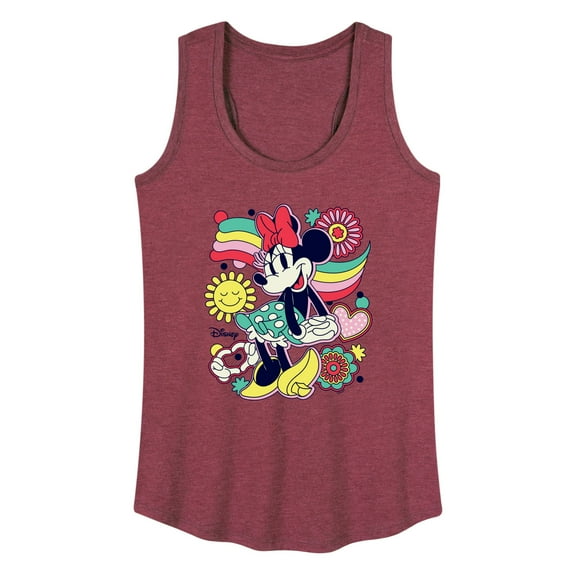Disney - Mickey & Friends - Minnie Mouse - Happiness - Women's Racerback Tank Top