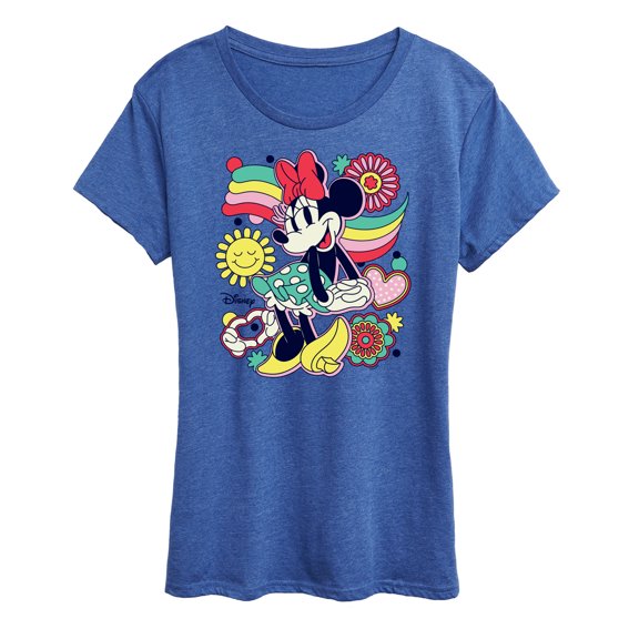 Disney - Mickey & Friends - Minnie Mouse - Happiness - Women's Short Sleeve Graphic T-Shirt