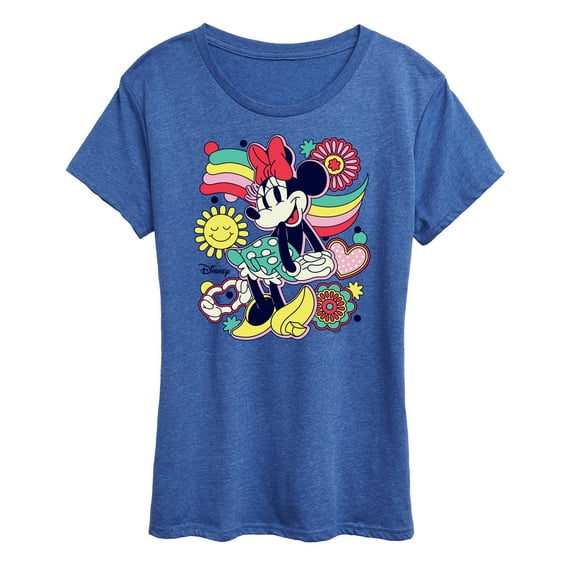Disney - Mickey & Friends - Minnie Mouse - Happiness - Women's Short Sleeve Graphic T-Shirt
