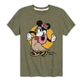 thumbnail image 1 of Disney - Mickey & Friends - Minnie Mouse - Hawaii - Hula Skirt Dance - Toddler And Youth Short Sleeve Graphic T-Shirt, 1 of 5