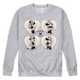 thumbnail image 1 of Disney - Mickey & Friends - Minnie Mouse Hearts You - Men's Crew Neck Fleece Pullover, 1 of 5