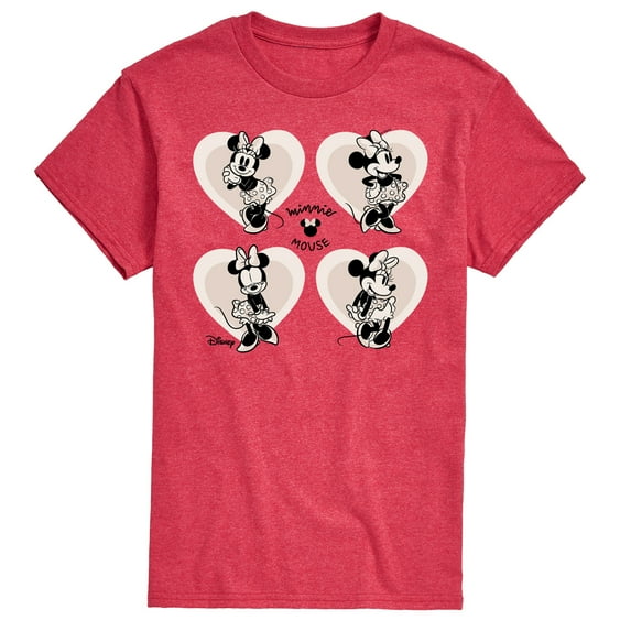 Disney - Mickey & Friends - Minnie Mouse Hearts You - Men's Short Sleeve Graphic T-Shirt