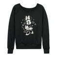thumbnail image 1 of Disney - Mickey & Friends - Minnie Mouse Hearts You - Women's Lightweight French Terry Long Sleeve Shirt, 1 of 5