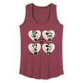 thumbnail image 1 of Disney - Mickey & Friends - Minnie Mouse Hearts You - Women's Racerback Tank Top, 1 of 5