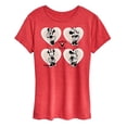 thumbnail image 1 of Disney - Mickey & Friends - Minnie Mouse Hearts You - Women's Short Sleeve Graphic T-Shirt, 1 of 5