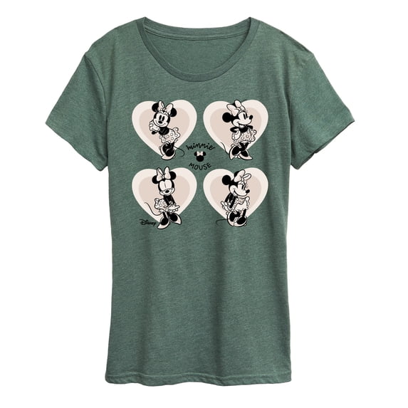 Disney - Mickey & Friends - Minnie Mouse Hearts You - Women's Short Sleeve Graphic T-Shirt
