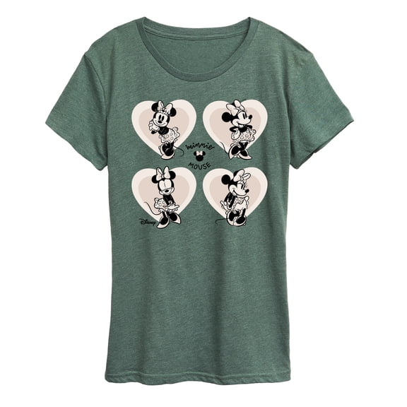Disney - Mickey & Friends - Minnie Mouse Hearts You - Women's Short Sleeve Graphic T-Shirt