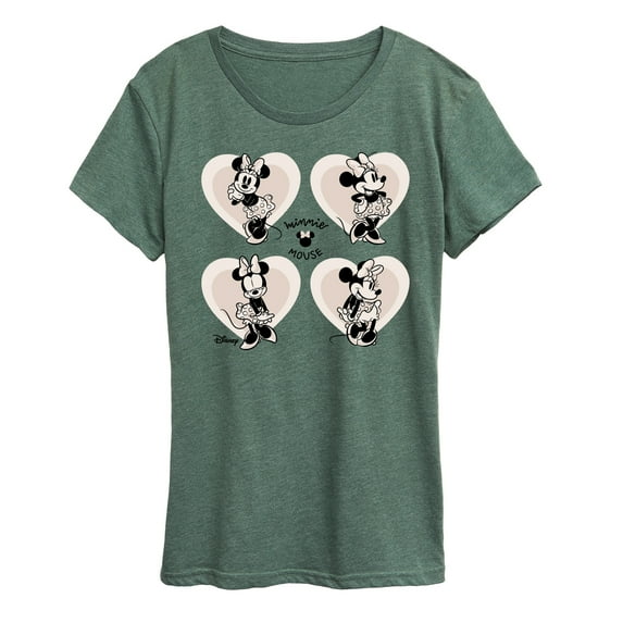 Disney - Mickey & Friends - Minnie Mouse Hearts You - Women's Short Sleeve Graphic T-Shirt