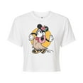 thumbnail image 1 of Disney - Mickey & Friends - Minnie Mouse - Hulu Girl - Juniors Cropped Cotton Blend T-Shirt, 1 of 5
