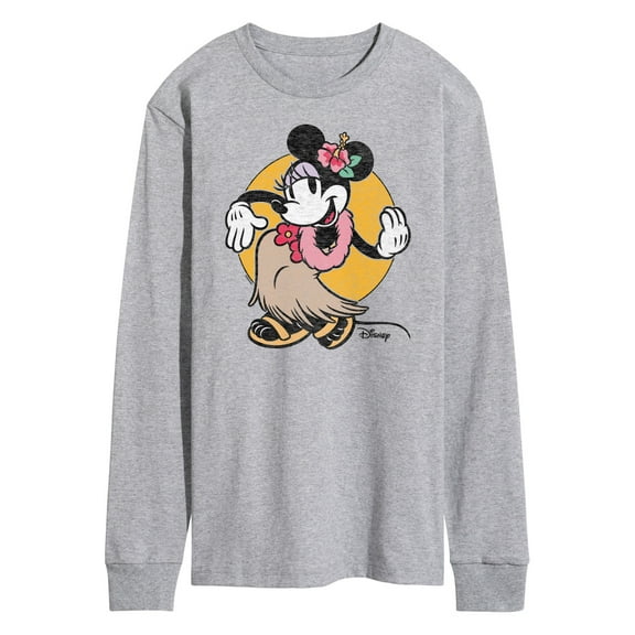 Disney - Mickey & Friends - Minnie Mouse - Hulu Girl - Men's Long Sleeve T-Shirt