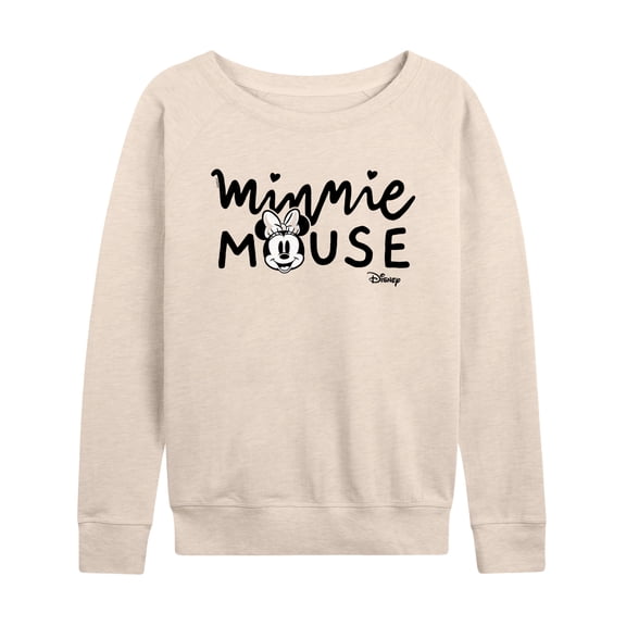 Disney - Mickey & Friends - Minnie Mouse Original - Women's Lightweight French Terry Long Sleeve Shirt