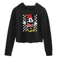 thumbnail image 1 of Disney - Mickey & Friends - Minnie Mouse - Polka Dots Everywhere - Juniors Cropped Pullover Hoodie, 1 of 5