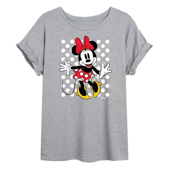 Disney - Mickey & Friends - Minnie Mouse - Polka Dots Everywhere - Women's Oversized T-Shirt