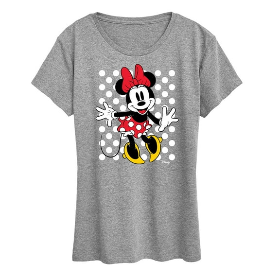Disney - Mickey & Friends - Minnie Mouse - Polka Dots Everywhere - Women's Short Sleeve Graphic T-Shirt