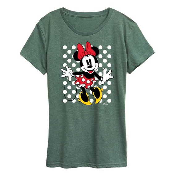 Disney - Mickey & Friends - Minnie Mouse - Polka Dots Everywhere - Women's Short Sleeve Graphic T-Shirt