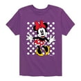 thumbnail image 1 of Disney - Mickey & Friends - Minnie Mouse - Polka Dots - Toddler And Youth Short Sleeve Graphic T-Shirt, 1 of 6