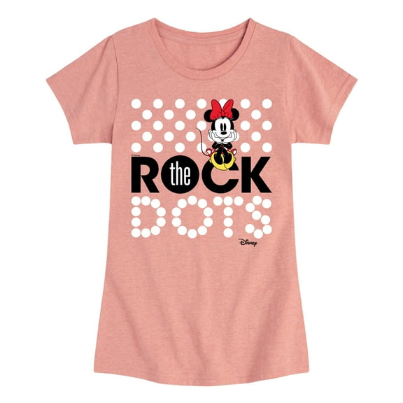 Disney - Mickey & Friends - Minnie Mouse - Rock the Dots - Toddler And Youth Girls Short Sleeve Graphic T-Shirt