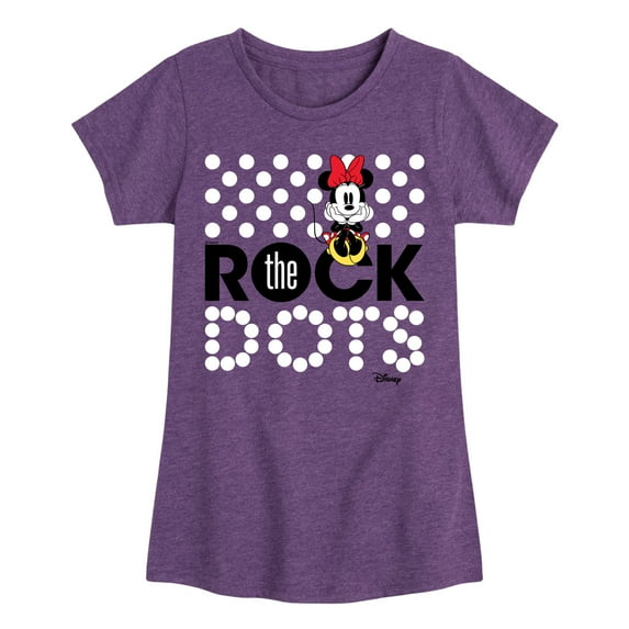 Disney - Mickey & Friends - Minnie Mouse - Rock the Dots - Toddler And Youth Girls Short Sleeve Graphic T-Shirt