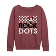 thumbnail image 1 of Disney - Mickey & Friends - Minnie Mouse - Rock the Dots - Women's Lightweight French Terry Long Sleeve Shirt, 1 of 5