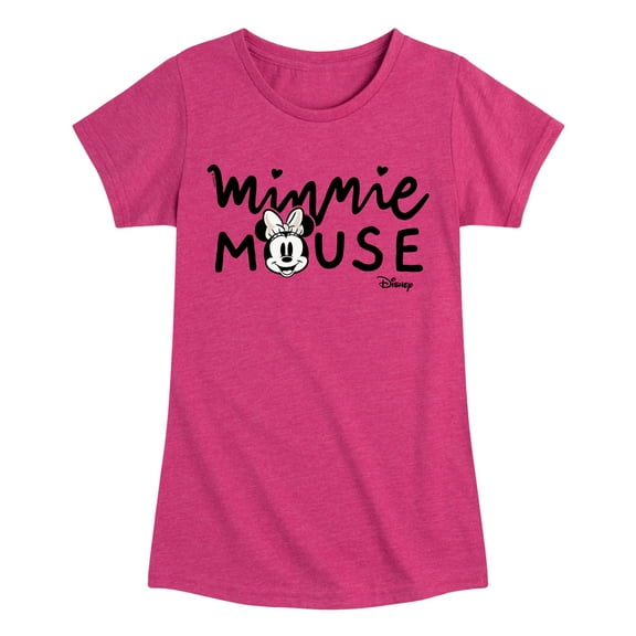 Disney - Mickey & Friends - Minnie Mouse - Simple Original - Toddler And Youth Girls Short Sleeve Graphic T-Shirt