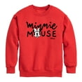 thumbnail image 1 of Disney - Mickey & Friends - Minnie Mouse - Simple Original - Toddler And Youth Long Sleeve Graphic T-Shirt, 1 of 5