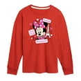 thumbnail image 1 of Disney - Mickey & Friends - Minnie Mouse Speaks French - Oui Oui, Paris, Bonjour - Toddler And Youth Long Sleeve Graphic T-Shirt, 1 of 5
