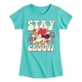 thumbnail image 1 of Disney - Mickey & Friends - Minnie Mouse - Stay Groovy - Toddler And Youth Girls Short Sleeve Graphic T-Shirt, 1 of 5
