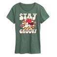 thumbnail image 1 of Disney - Mickey & Friends - Minnie Mouse - Stay Groovy - Women's Short Sleeve Graphic T-Shirt, 1 of 5