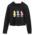 thumbnail image 1 of Disney - Mickey & Friends - Minnie Mouse - Sunburst of Colors - Juniors Cropped Pullover Hoodie, 1 of 5