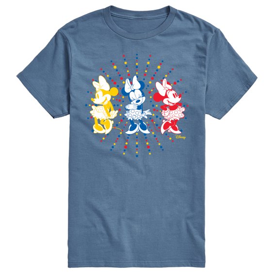 Disney - Mickey & Friends - Minnie Mouse - Sunburst of Colors - Men's Short Sleeve Graphic T-Shirt