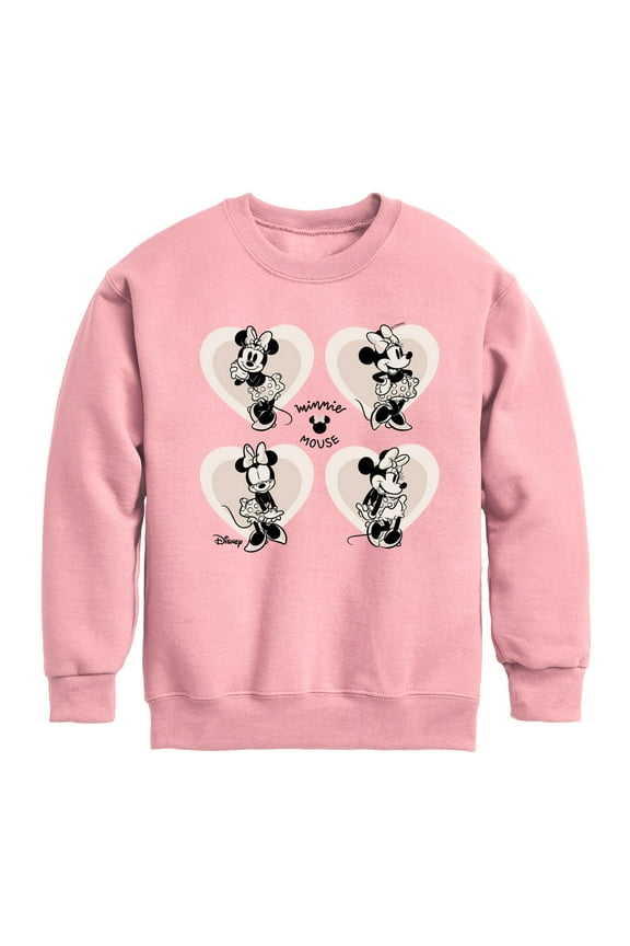- Mickey & Friends - Minnie Mouse - Sweet Innocent Poses - Toddler And Youth Long Sleeve Graphic T-Shirt