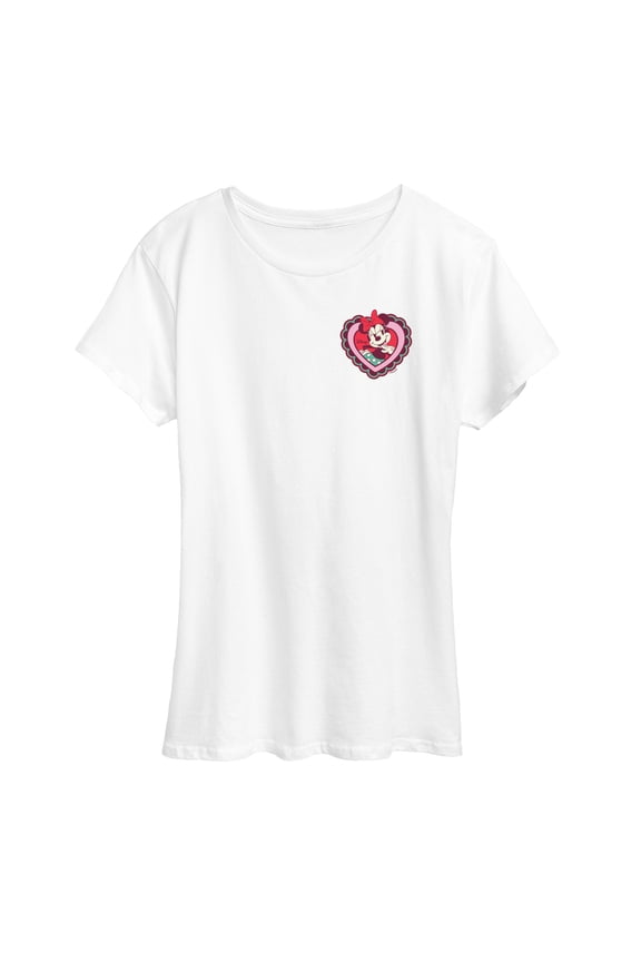 - Mickey & Friends - Minnie Mouse - Sweet Smile - Women's Short Sleeve Graphic T-Shirt