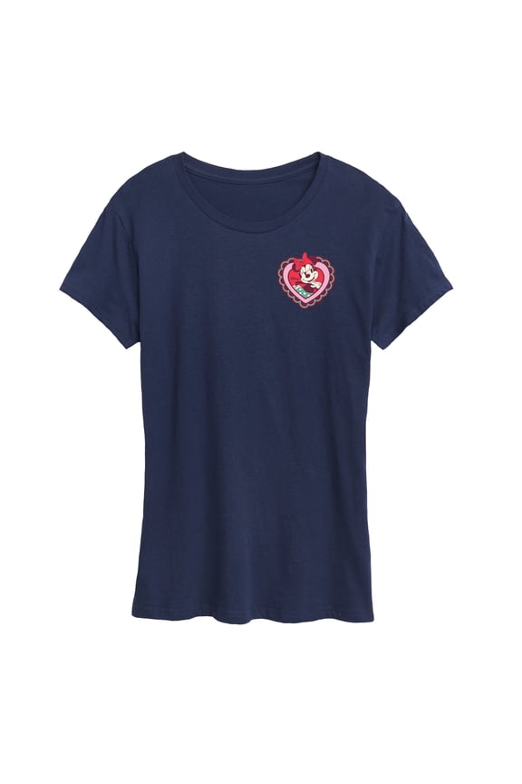 - Mickey & Friends - Minnie Mouse - Sweet Smile - Women's Short Sleeve Graphic T-Shirt