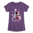 thumbnail image 1 of Disney - Mickey & Friends - Minnie Mouse - Take Me to Paris - Toddler And Youth Girls Short Sleeve Graphic T-Shirt, 1 of 5