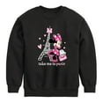 thumbnail image 1 of Disney - Mickey & Friends - Minnie Mouse - Take Me to Paris - Toddler And Youth Long Sleeve Graphic T-Shirt, 1 of 5