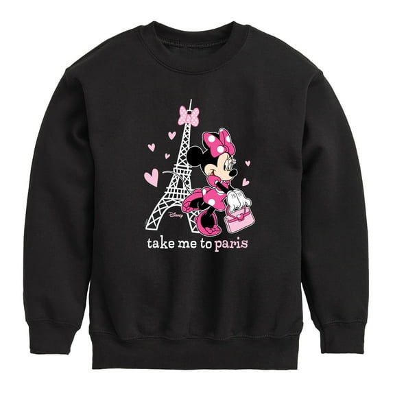 Disney - Mickey & Friends - Minnie Mouse - Take Me to Paris - Toddler And Youth Long Sleeve Graphic T-Shirt