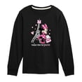 thumbnail image 1 of Disney - Mickey & Friends - Minnie Mouse - Take Me to Paris - Toddler And Youth Long Sleeve Graphic T-Shirt, 1 of 5